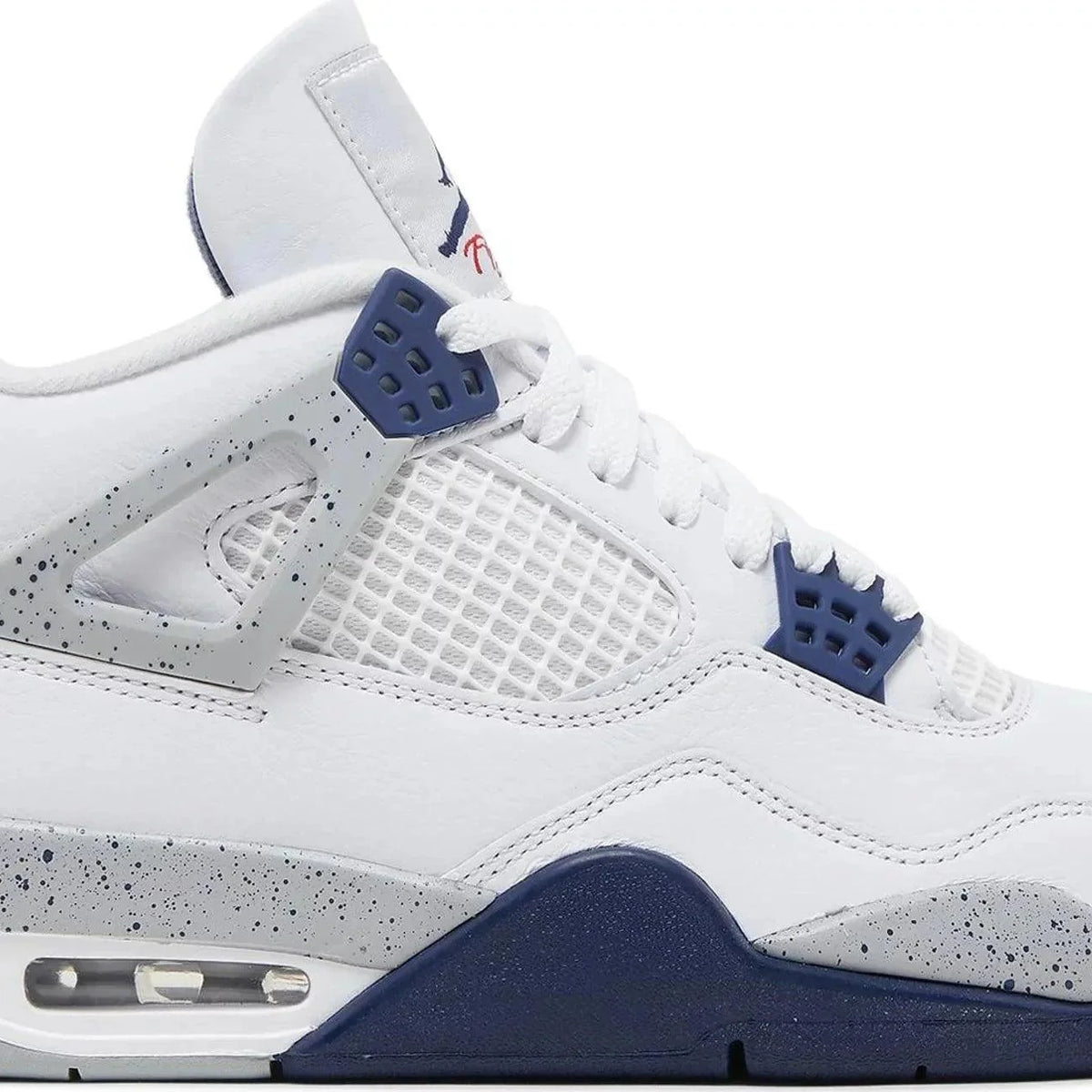 Jordan retro 4 navy blue discount