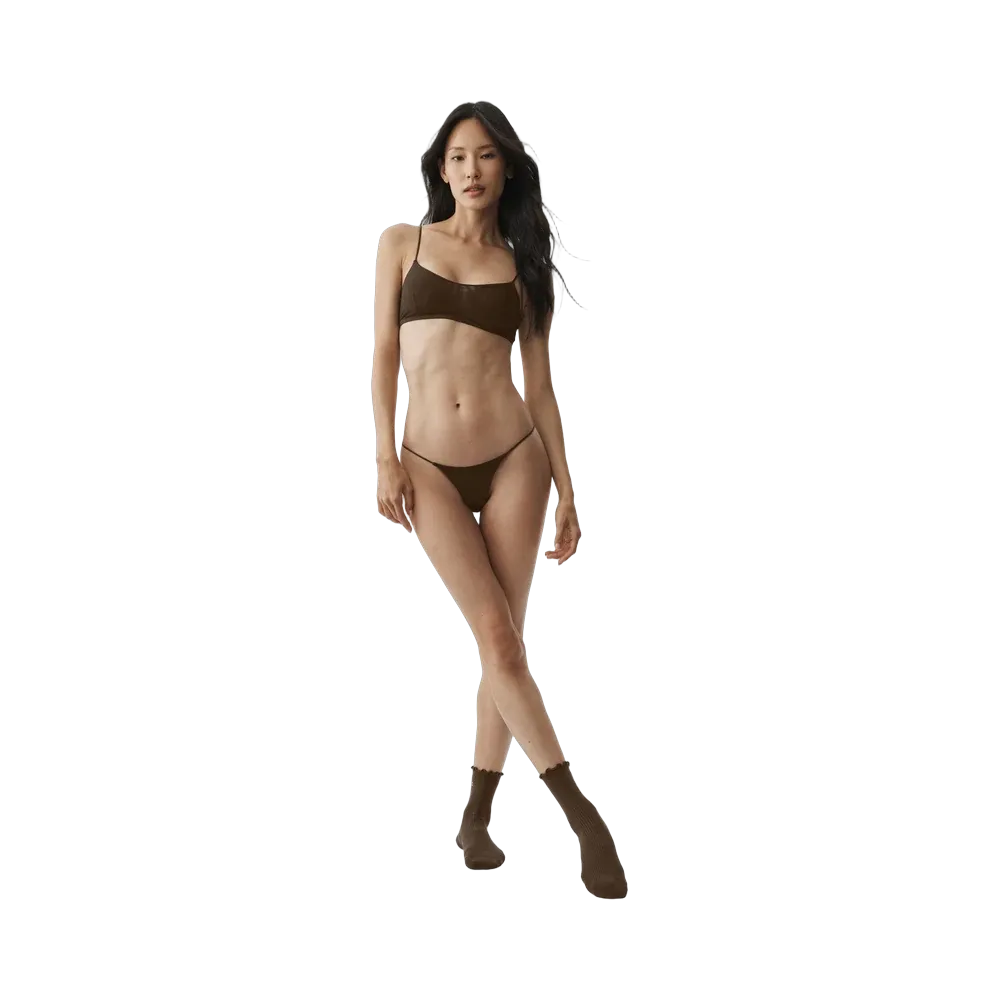 Alo Airmesh Venus Thong 'Espresso'