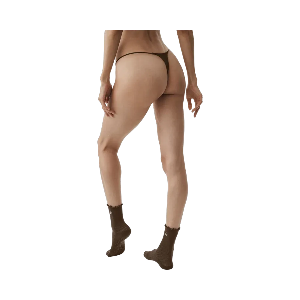 Alo Airmesh Venus Thong 'Espresso'