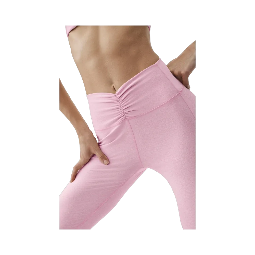 Alo Alosoft High-Waist Intuition Capri 'Pink Marshmallow Heather'