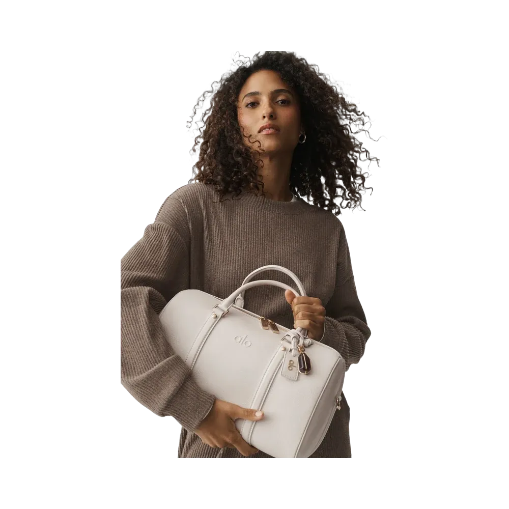 Alo Muse Crew Neck Pullover 'Java Brown Heather'