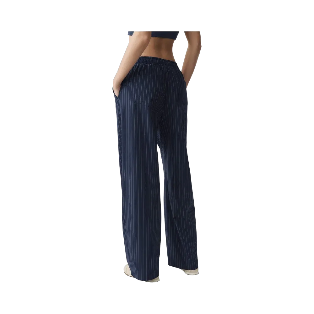 Alo Pinstripe Daylight Boxer Pant (Regular) 'Navy/Ivory'