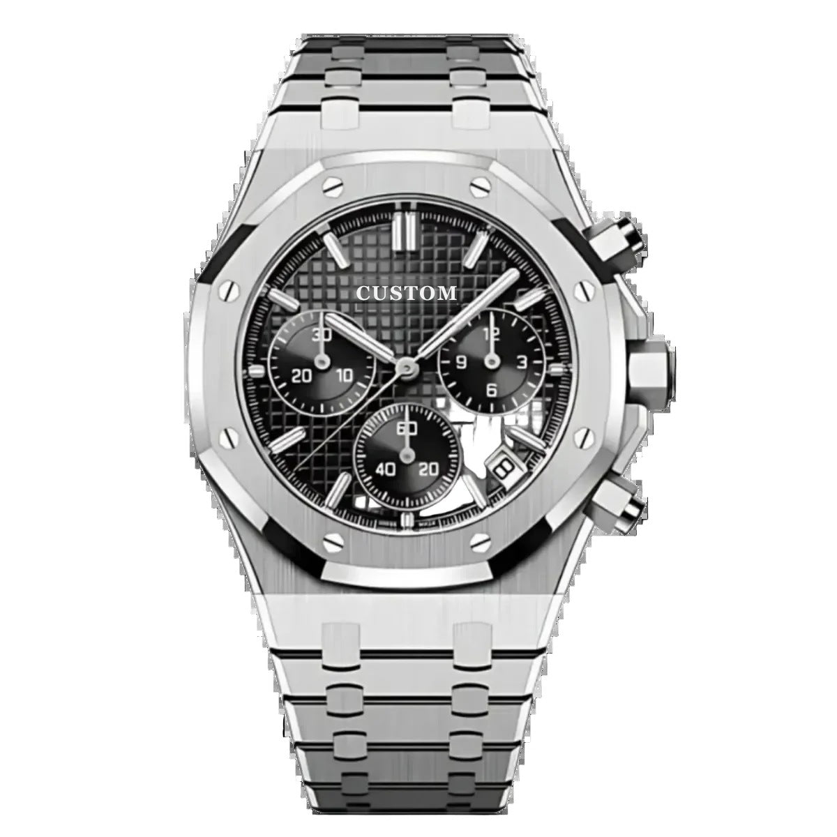 Build Your Own Royal Oak Chronograph Black (Original Seiko Movement)