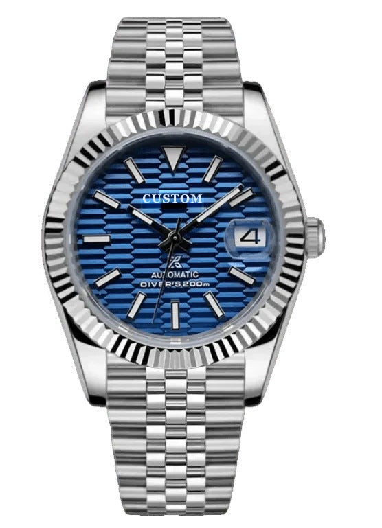 Build Your Own Datejust Blue Fluted
