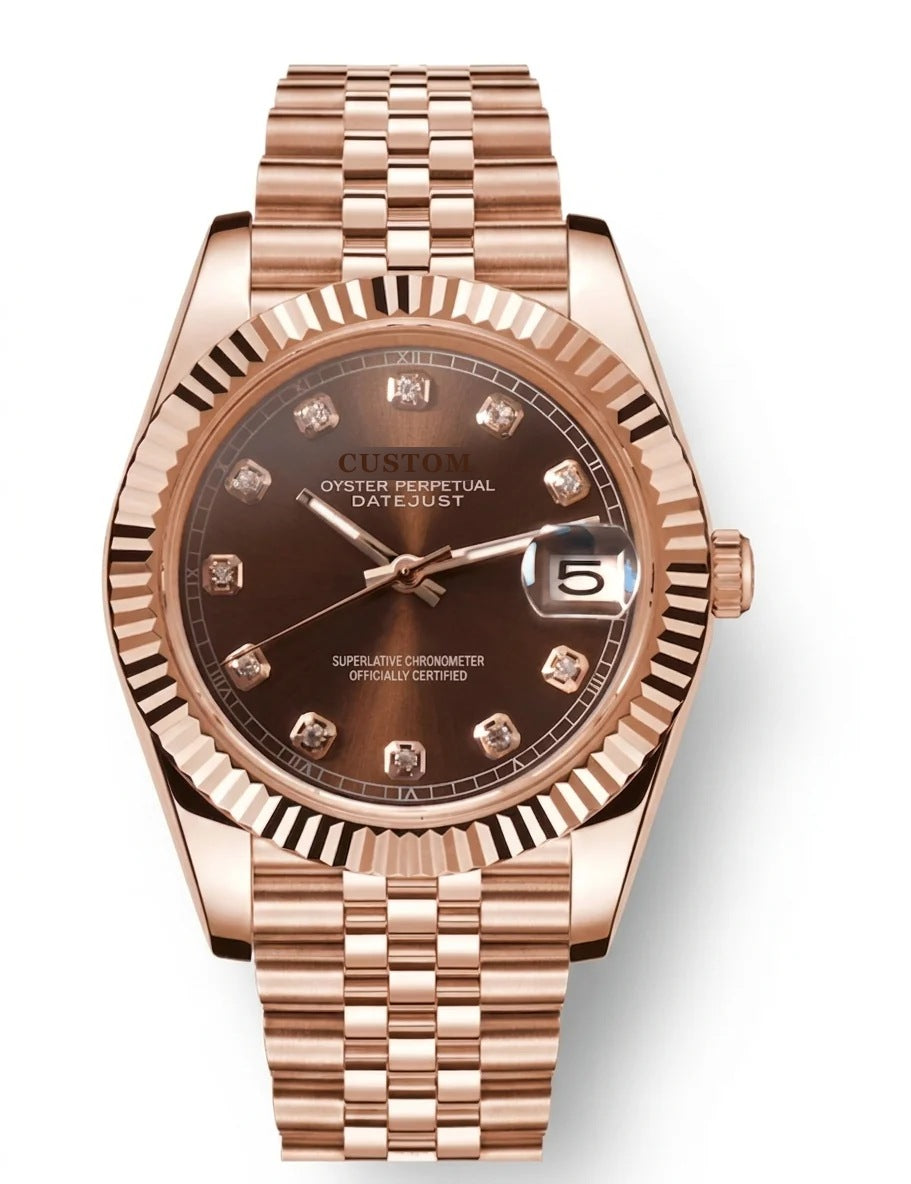 Build Your Own Datejust Chocolate Rose Gold