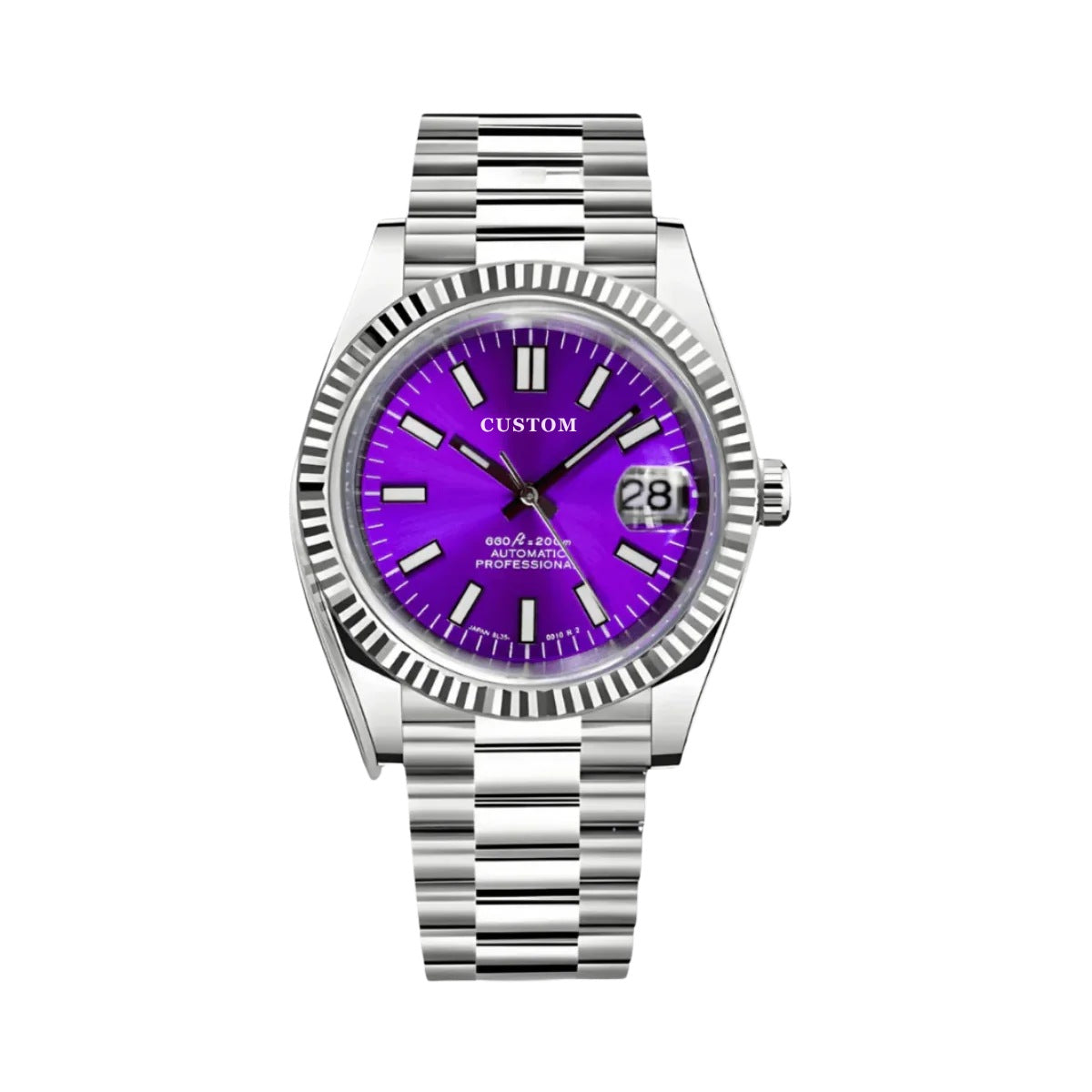 Build Your Own Datejust Violet (Original Seiko Movement)