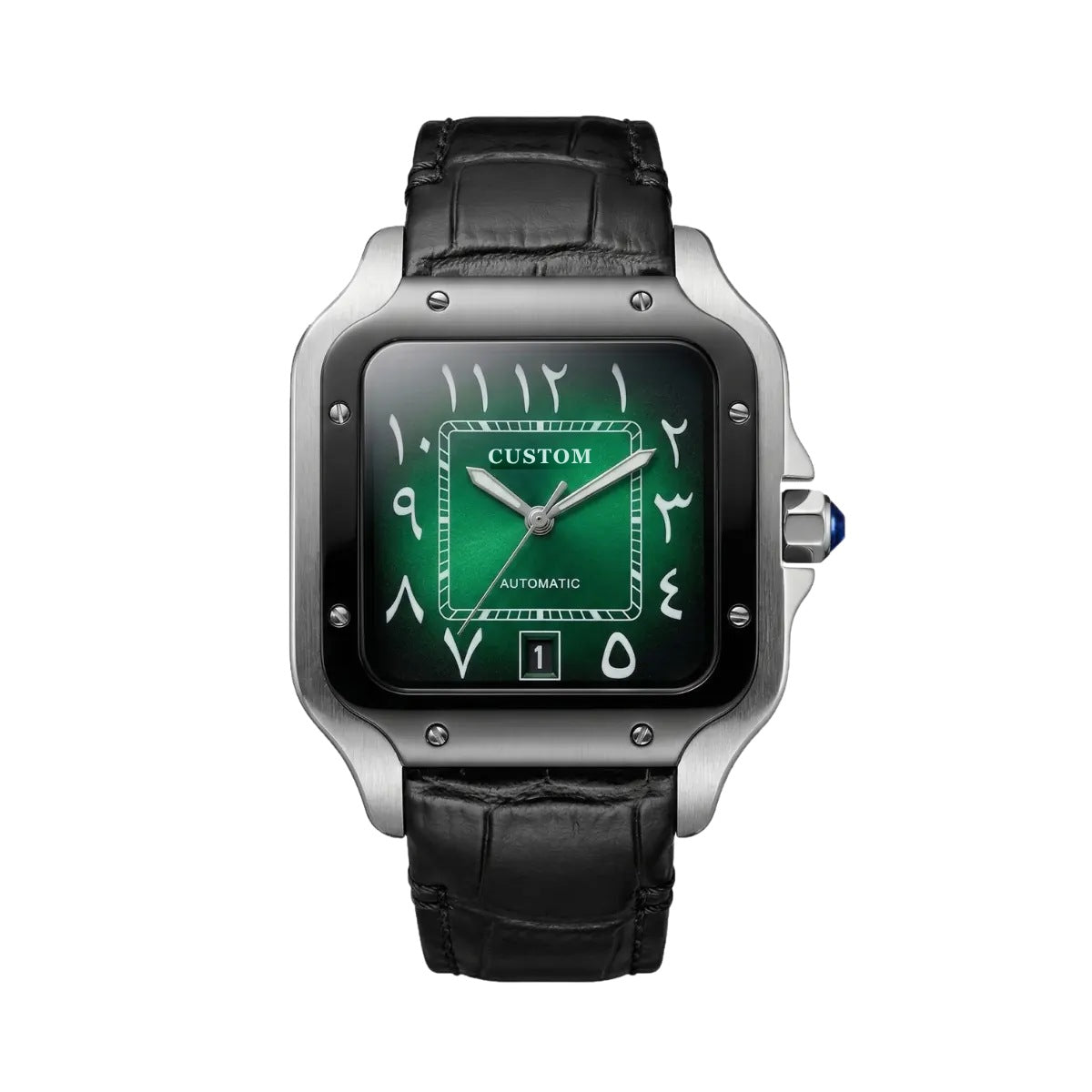 Build Your Own Emerald Green Santos Arabic (Original Seiko Movement)