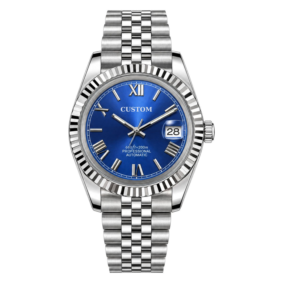 Build Your Own Datejust Royal Blue Roman