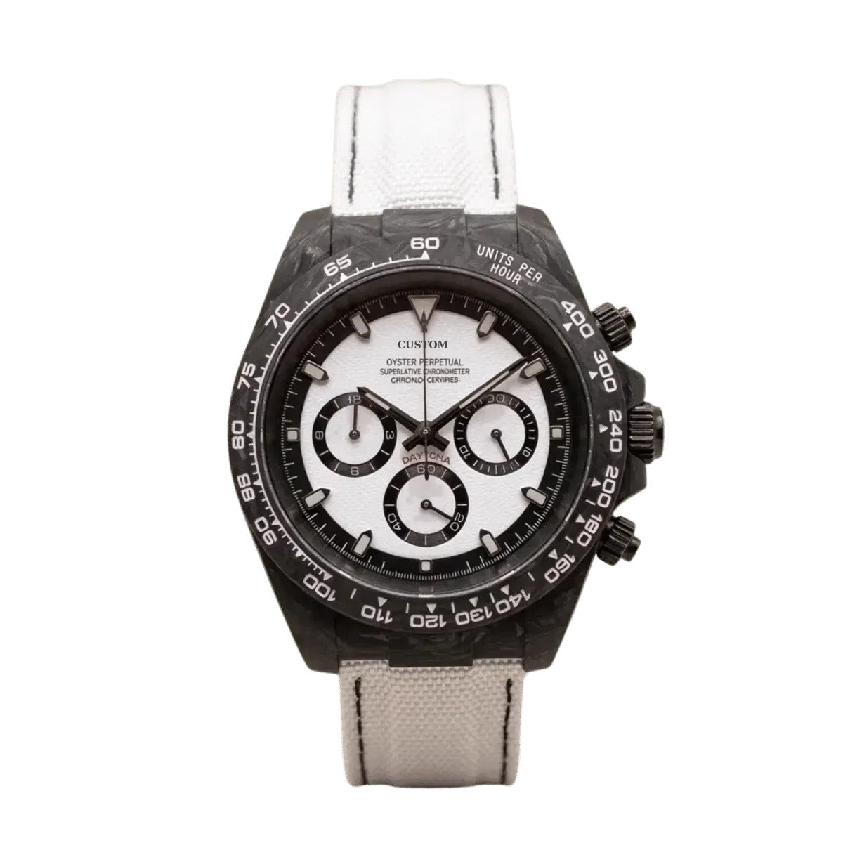 Build Your Own Daytona Carbon Panda Chronograph