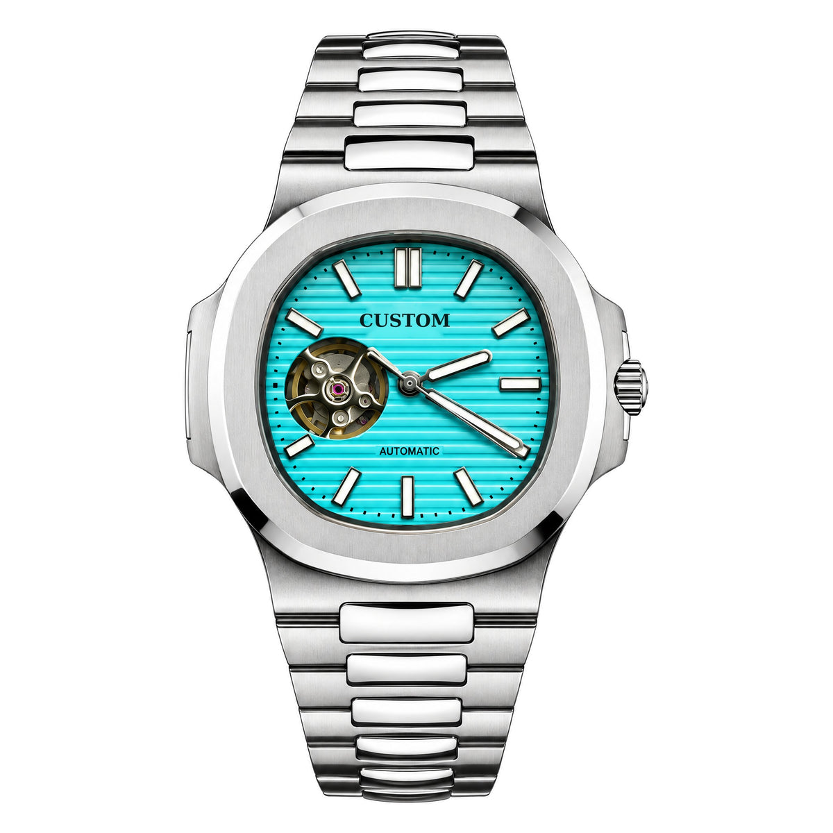 Build Your Own Nautilus Open Heart Tiffany Blue