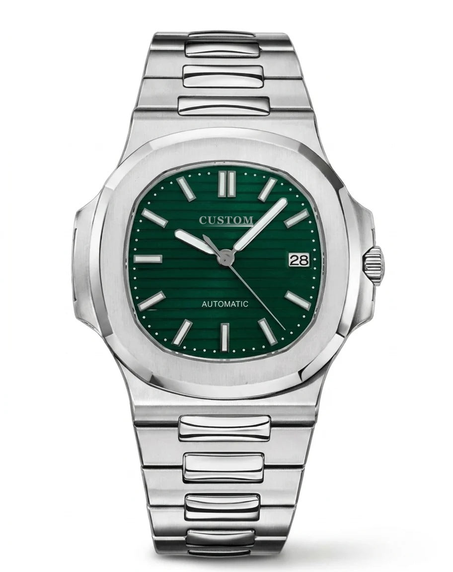 Build Your Own Nautilus Metallic Green (Original Seiko Movement)