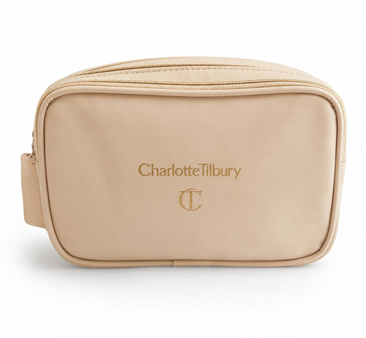 Charlotte Tilbury makeup organizer bag.