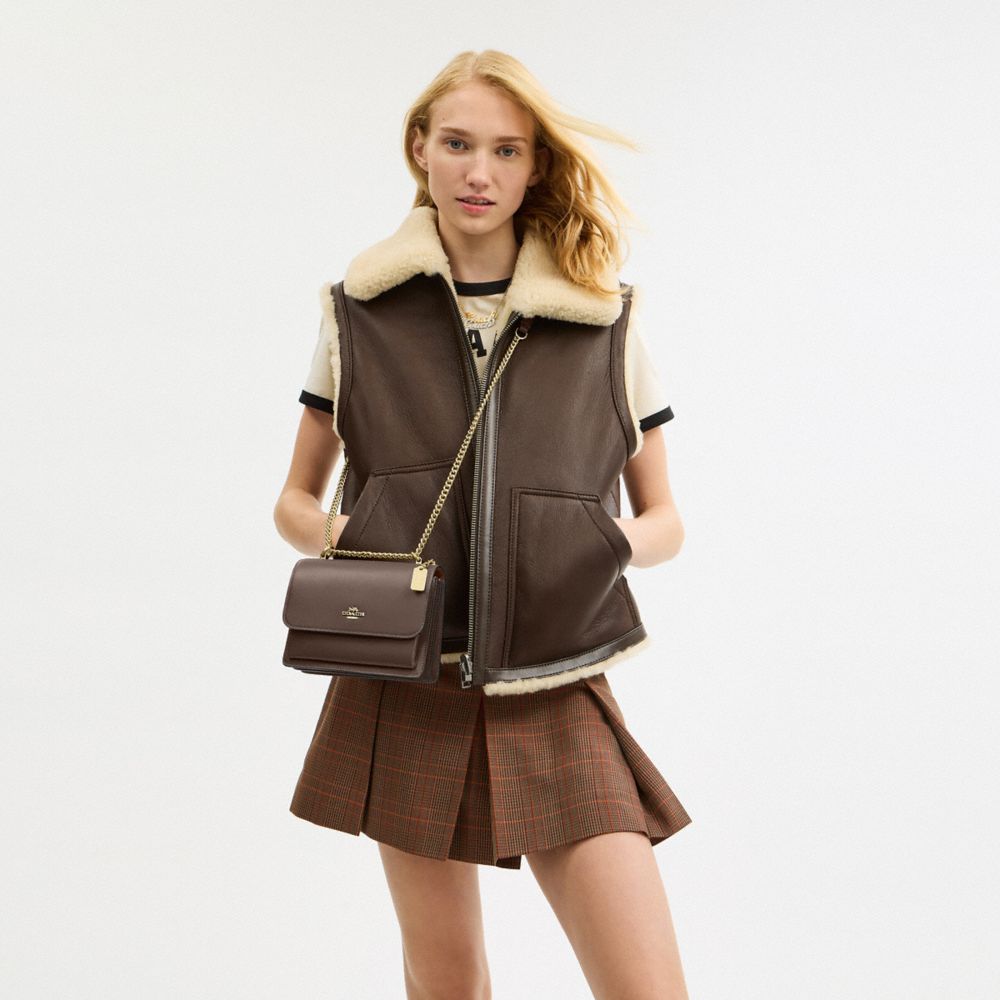 Coach Mini Klare Crossbody Bag Gold Dark Stone
