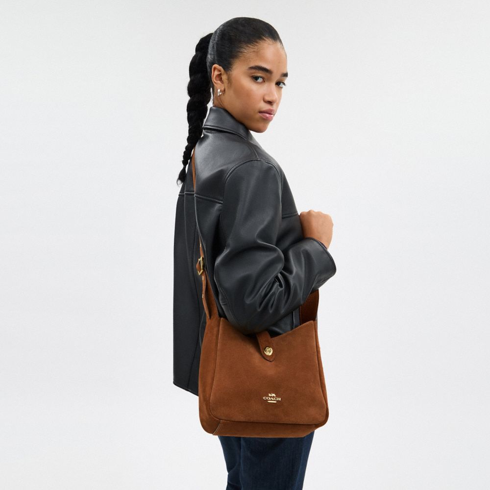 Coach Hadley Convertible Crossbody Bag Gold Sienna