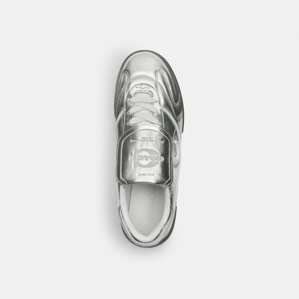 Women's Coach Match Sneaker Silver