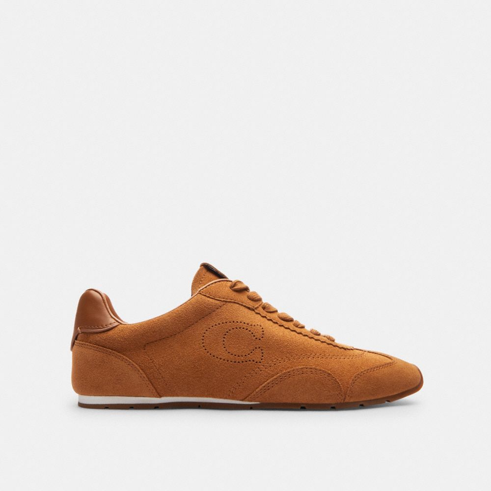 Women's Coach Flat Sneaker Shadow Brown