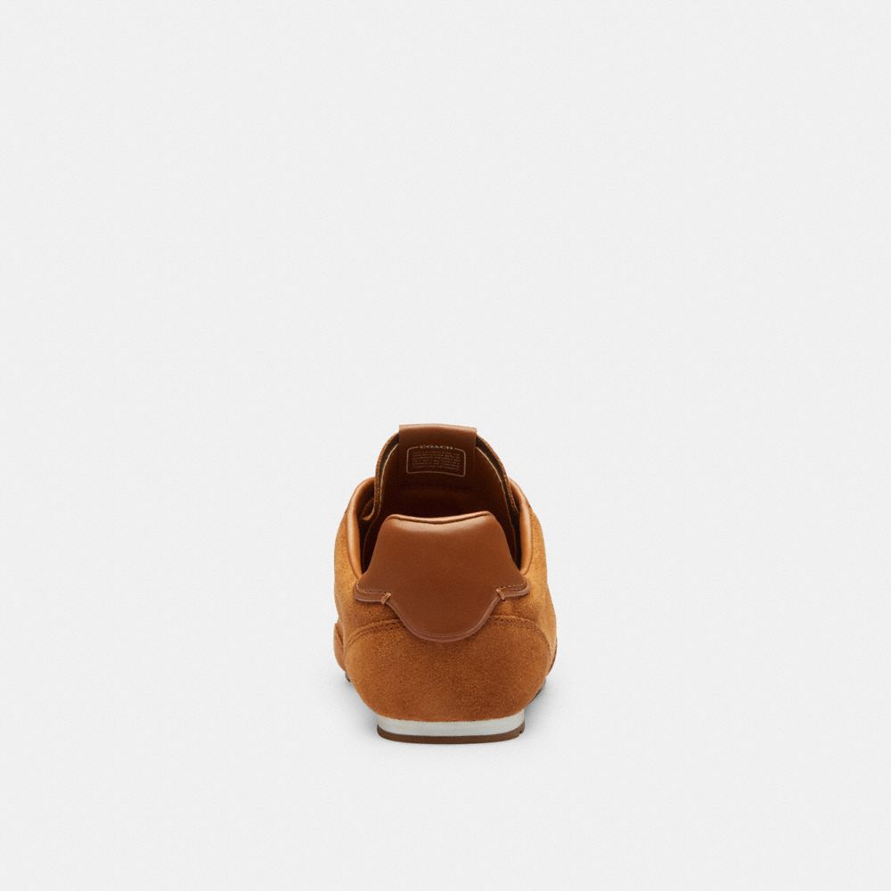 Women's Coach Flat Sneaker Shadow Brown