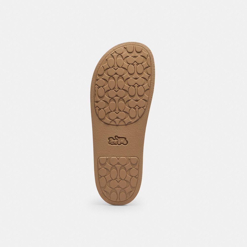 Women's Coach Udele Sport Slide In Signature Canvas Sand Multi