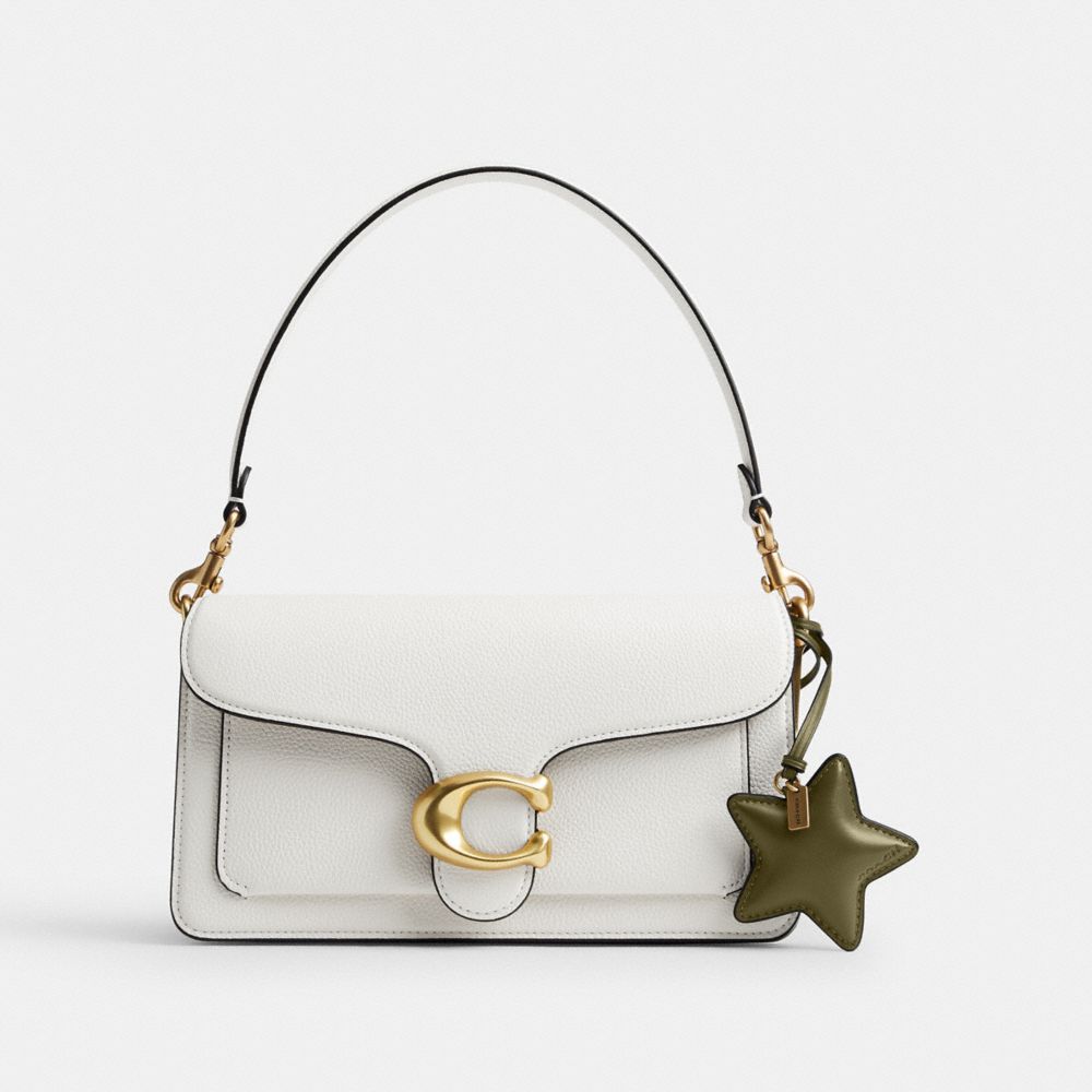 Coach Star Puffy Bag Charm Brass Olive