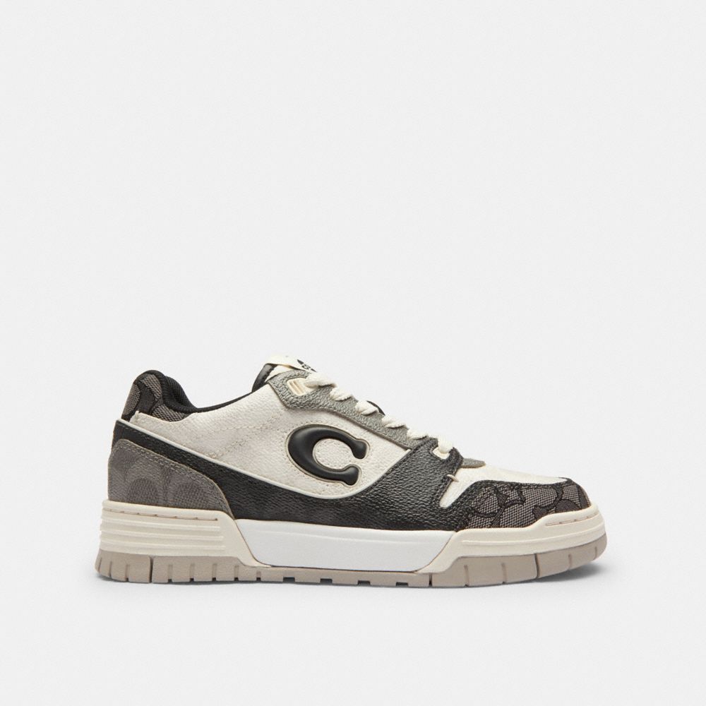 Women's Coach Soho Sneaker In Mixed Signature Black Chalk