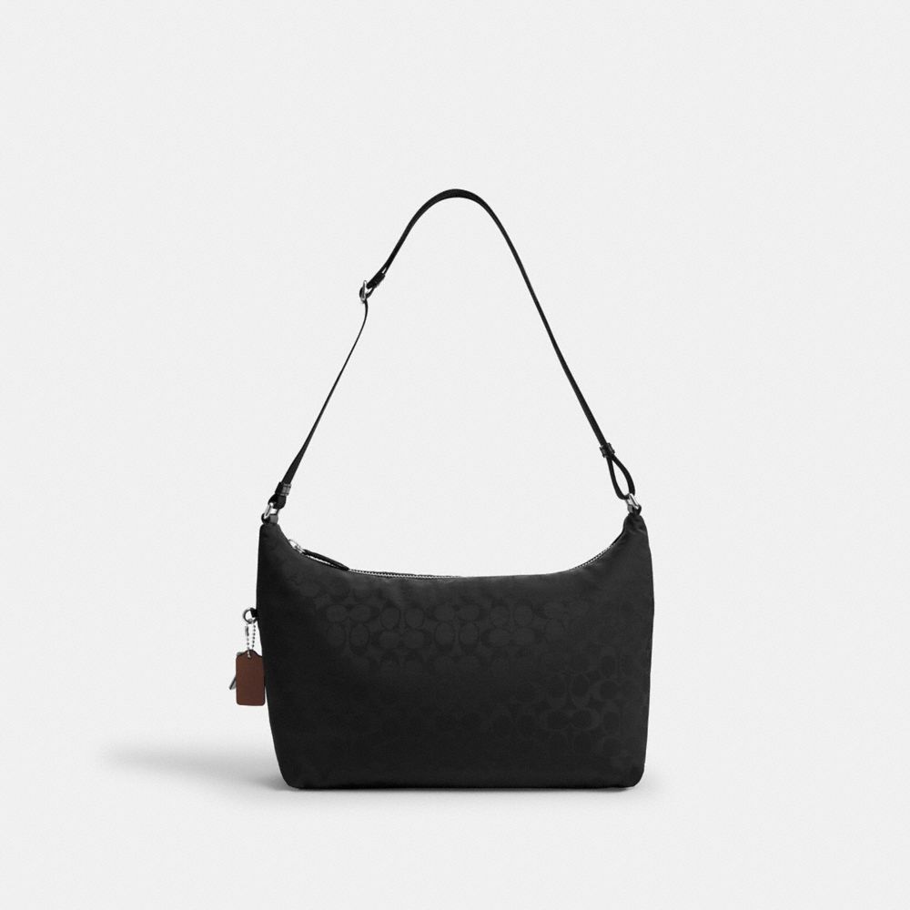 Coach Leo Crossbody In Signature Nylon Black