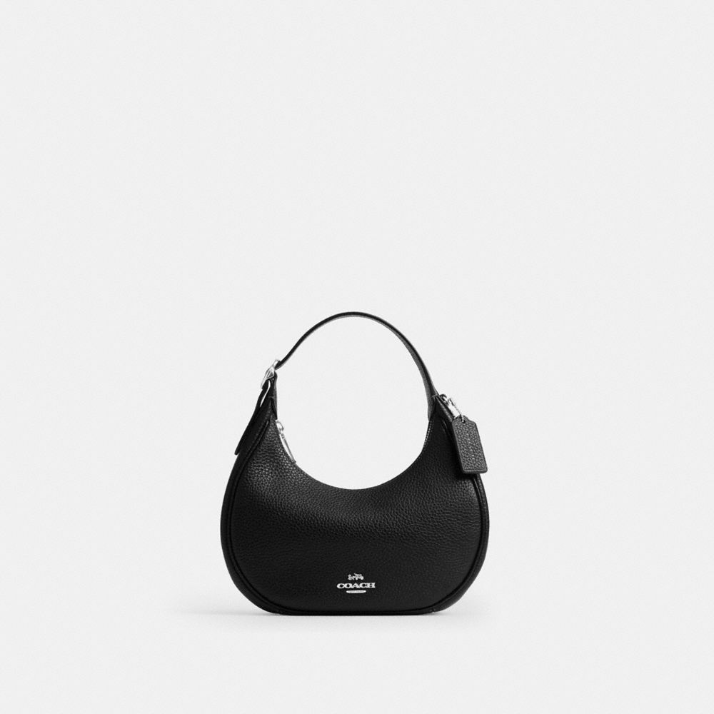 Coach Emily Shoulder Bag Silver Black