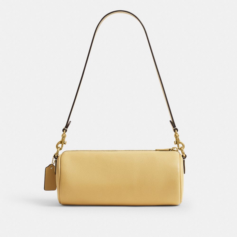 Coach Barrel Bag Brass Vanilla