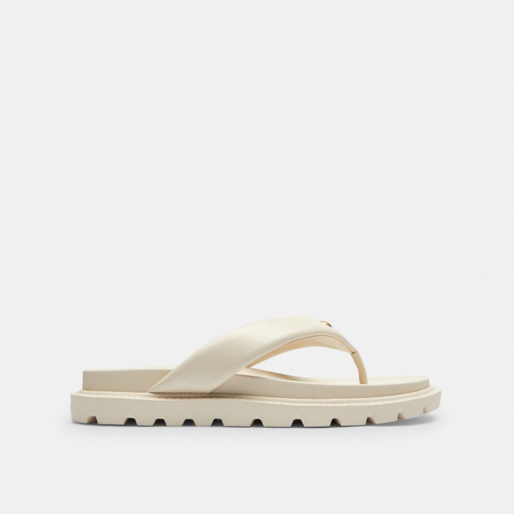 Women's Coach Brynn Thong Sandal Chalk