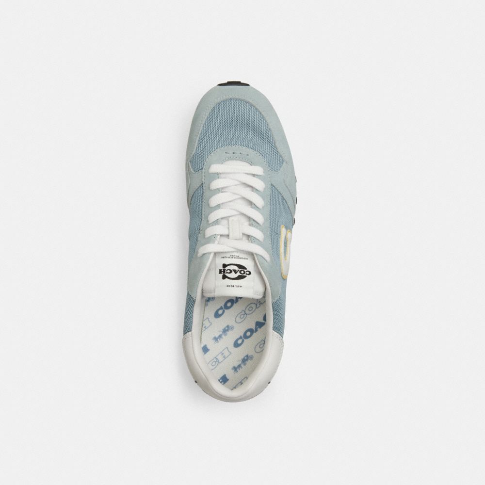 Women's Coach Retro Runner Sea Mist Optic White