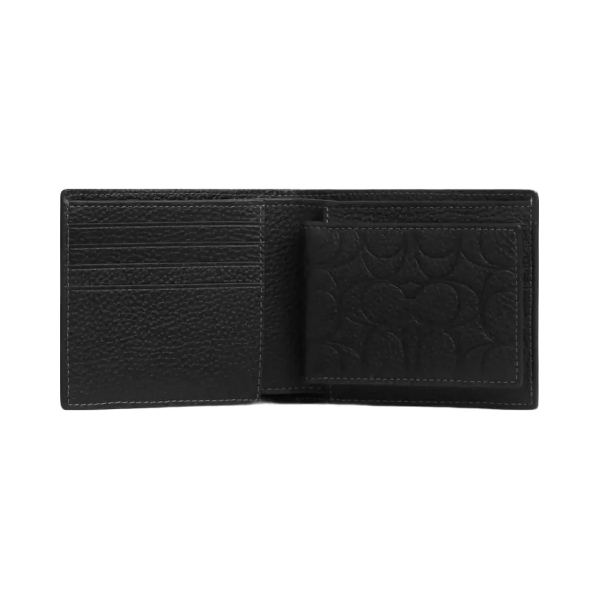 Coach 3-In-1 Wallet In Signature Leather in Black