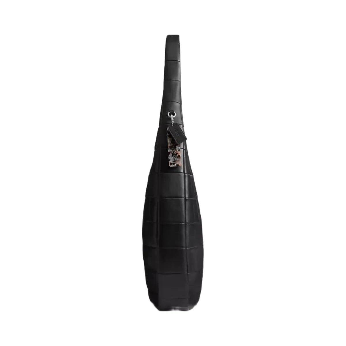 Coach Alter/Ego Large Crescent Shoulder Bag In Upcrafted Leather in Black