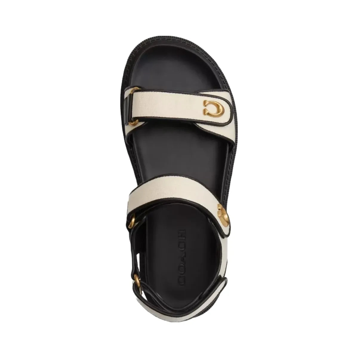Coach Brynn Sandal in Chalk & Black