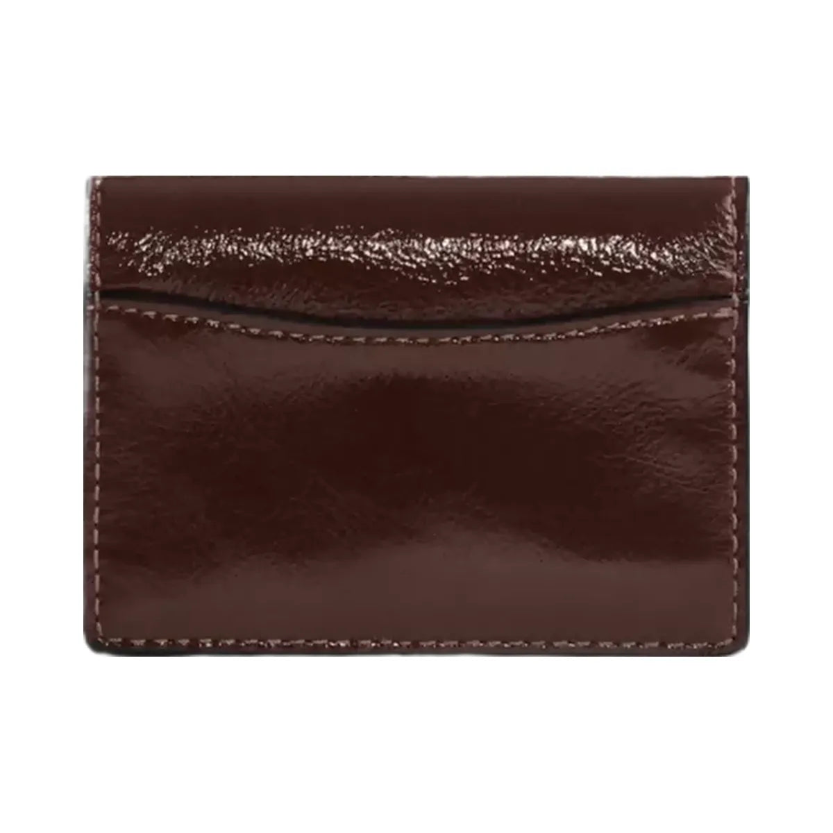 Coach Card Case With Charms in Silver Maple