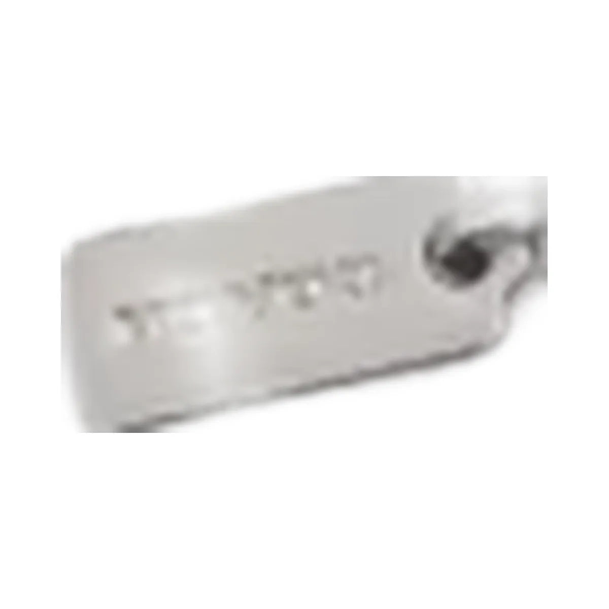 Coach Crystal Motif Chain Bag Charm in Silver Multi