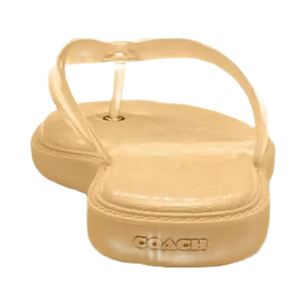 Coach Jelly Flip Flop In Signature in Vanilla