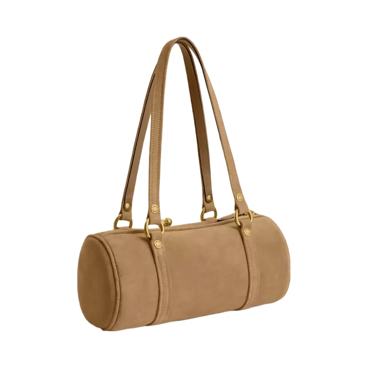 Coach Kisslock Barrel Bag 28 in Brass Soul