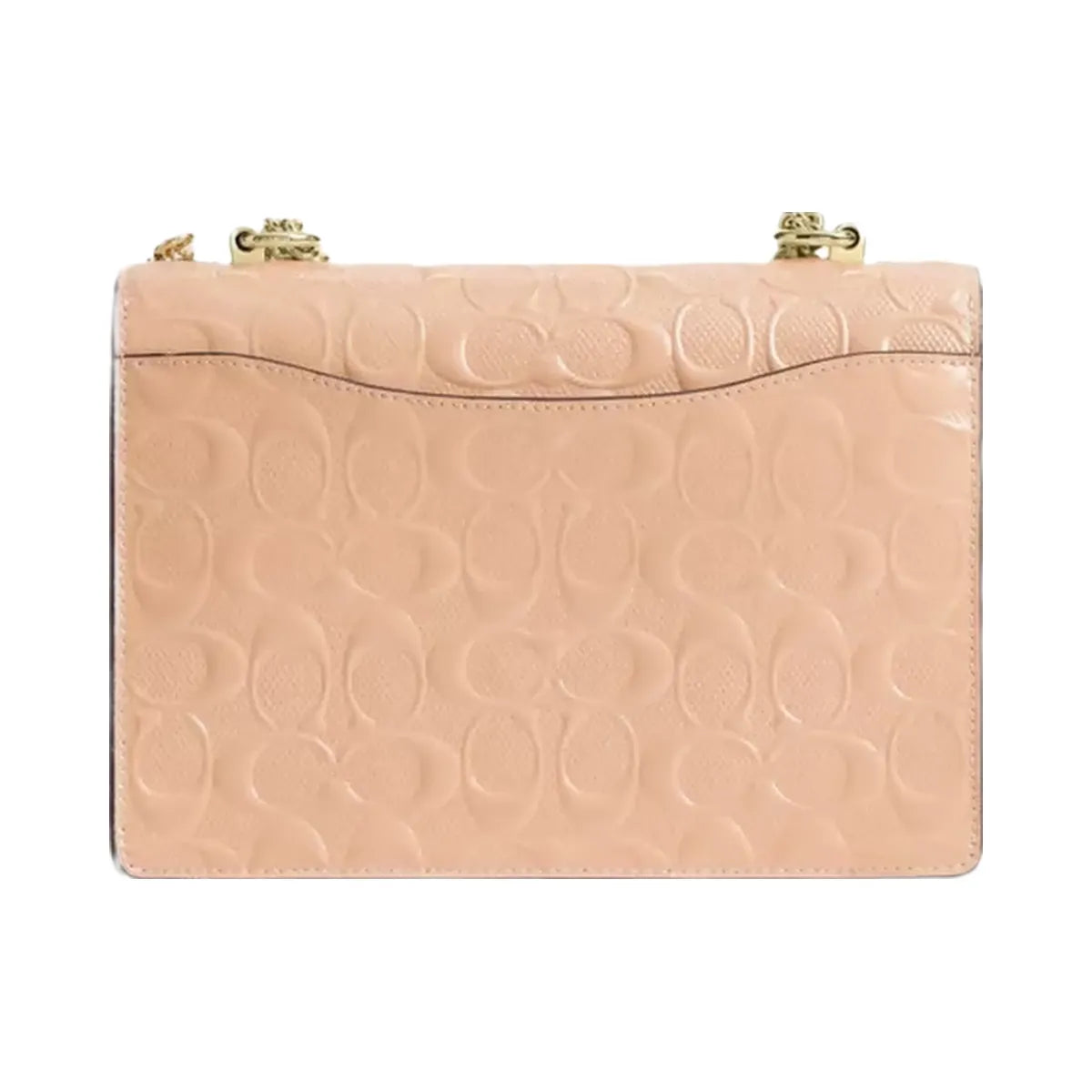 Coach Klare Crossbody Bag In Signature Leather in Gold Faded Blush