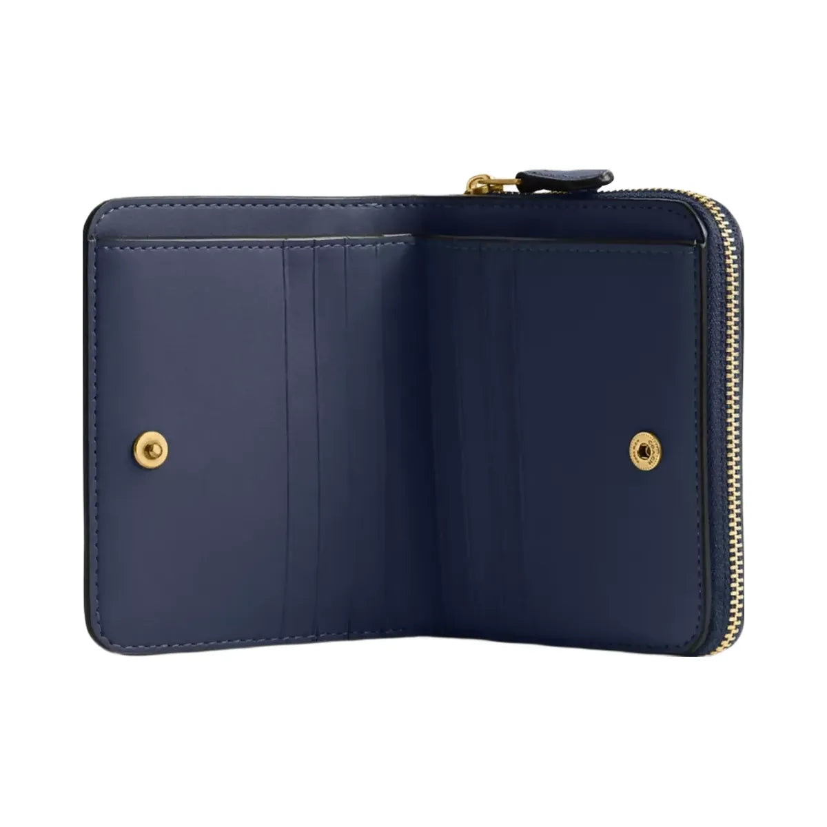 Coach New York Billfold Wallet in Brass Navy