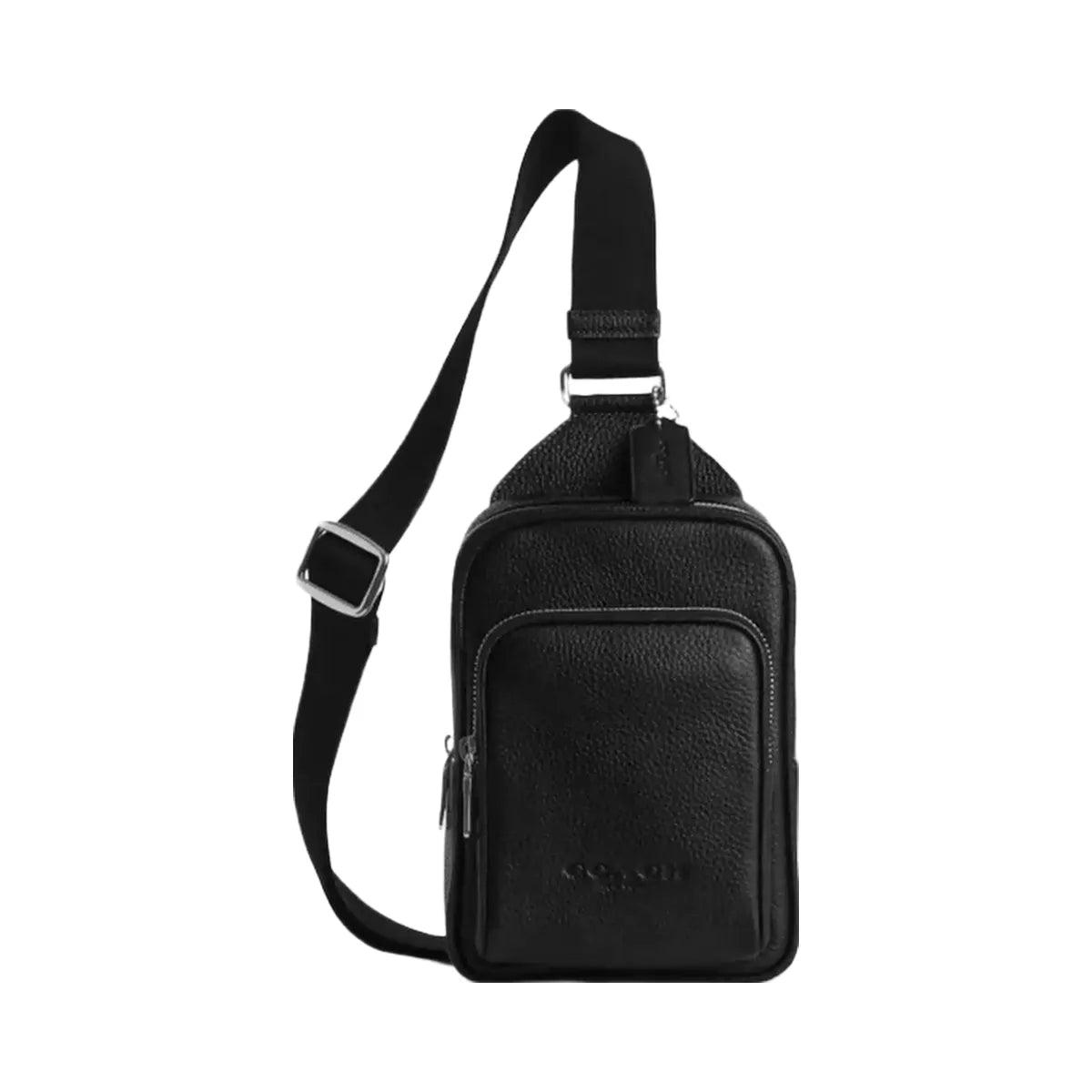 Coach Racer Sling Pack in Silver Black