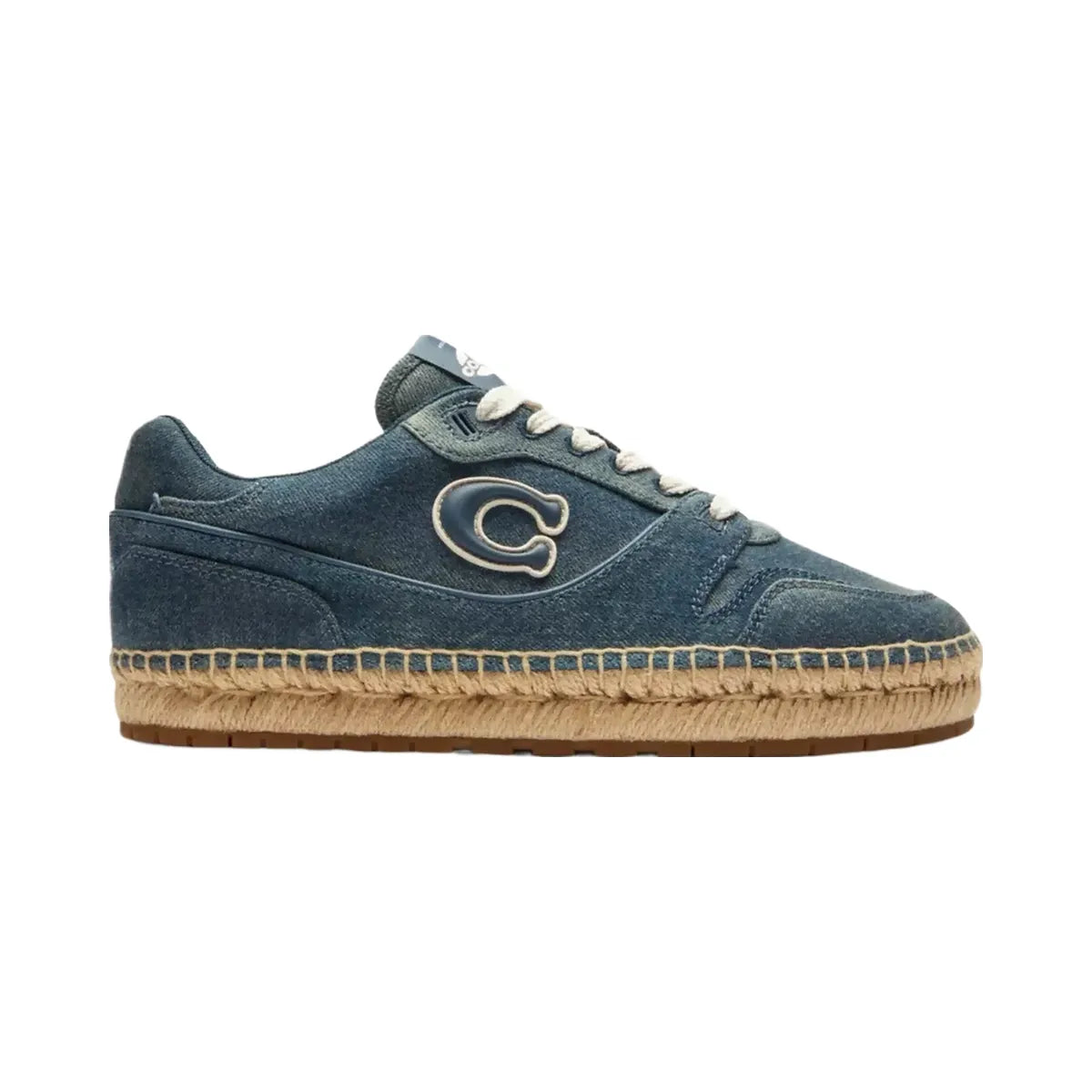 Coach Soho Espadrille Sneaker In Loved Denim in Denim