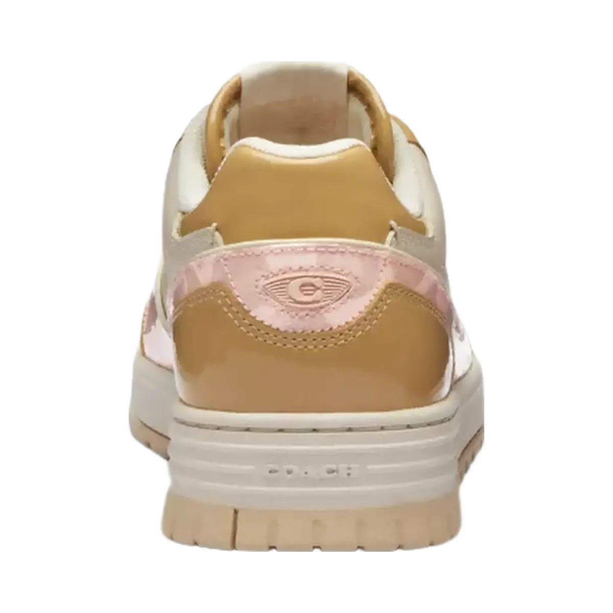 Coach Soho Sneaker With Patent Signature in Candy Pink Light Beige