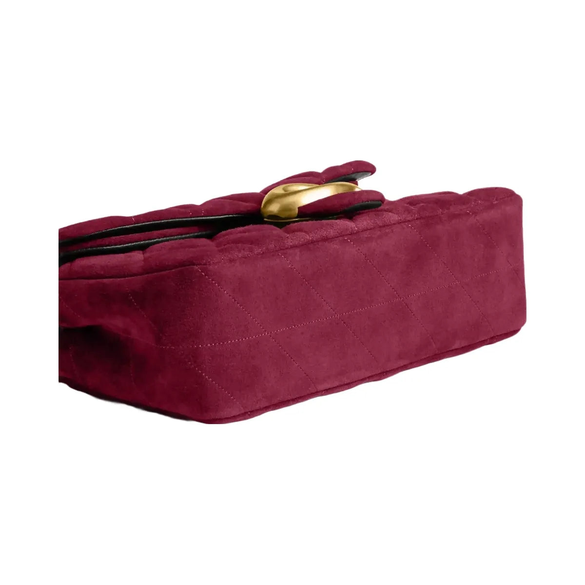 Coach Tabby Shoulder Bag 26 With Quilting in Brass Dark Fuchsia