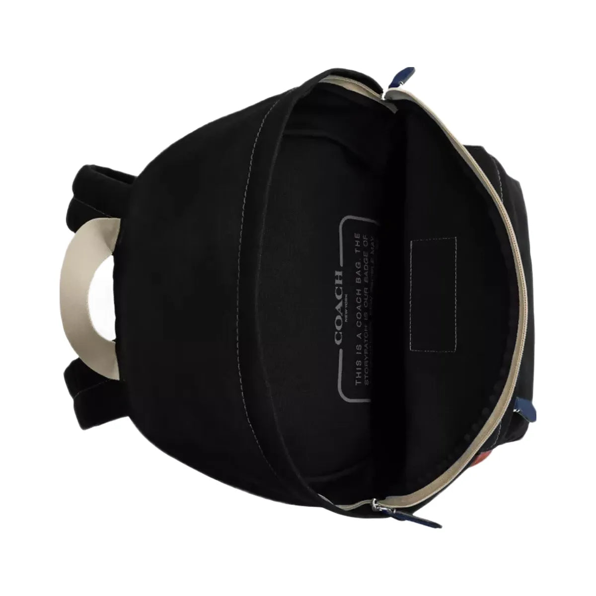 Coach Tyler Backpack in Silver Black Multi