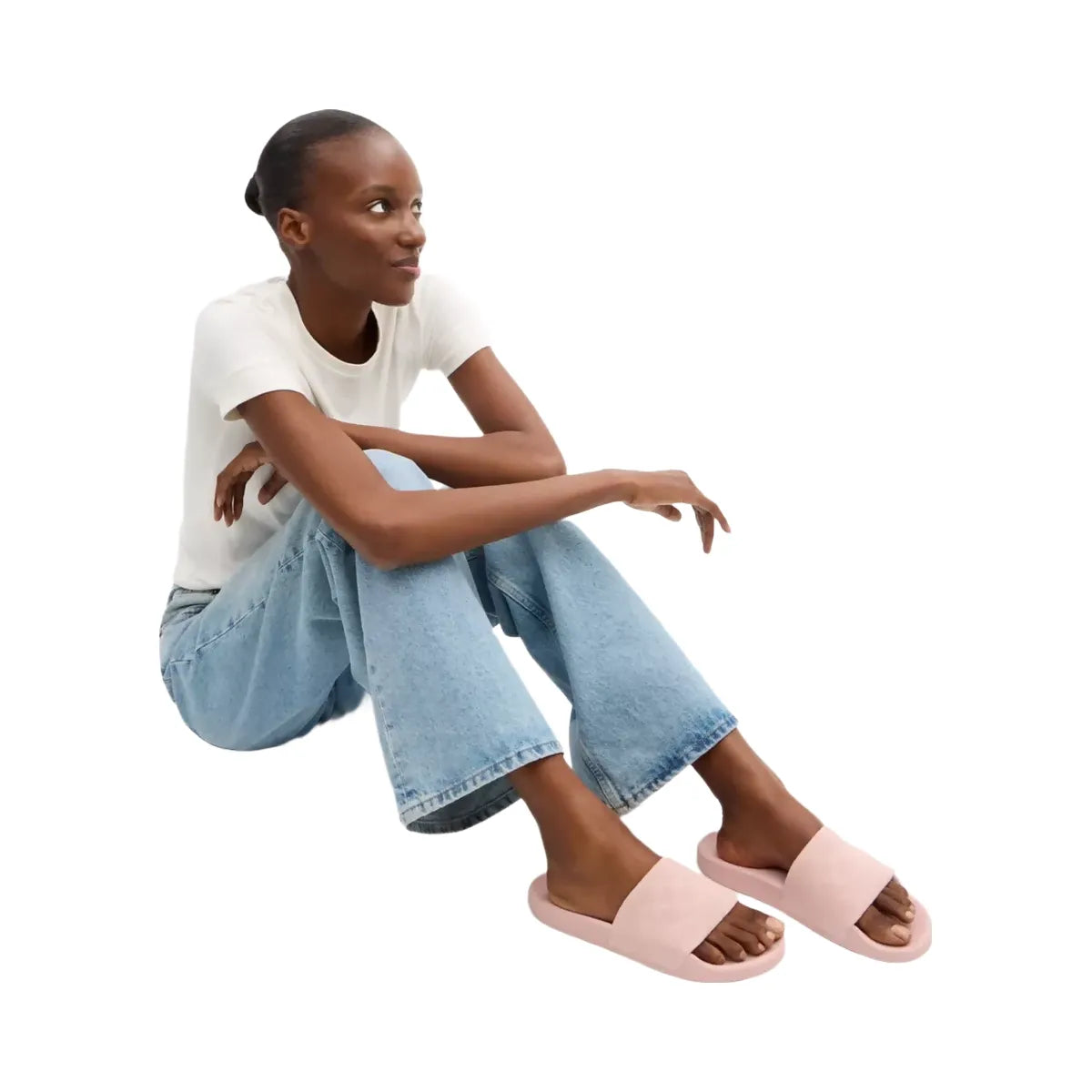 Coach Udele Sport Slide In Signature Denim in Ballerina.