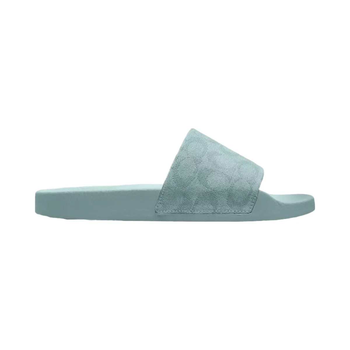 Coach Udele Sport Slide In Signature Jacquard Canvas in Sea Mist