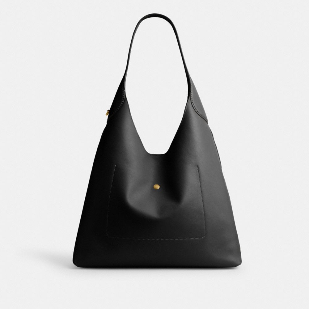 Coach Brooklyn Shoulder Bag 39 Brass Black