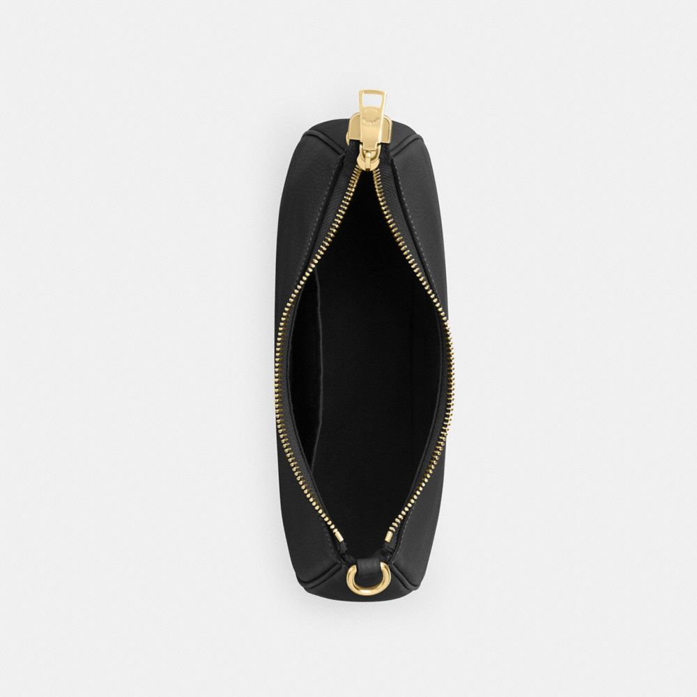 Coach Teri Shoulder Bag Gold Black