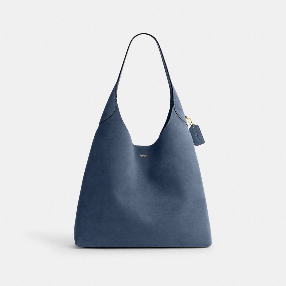 Coach Brooklyn Shoulder Bag 39 Brass Light Denim