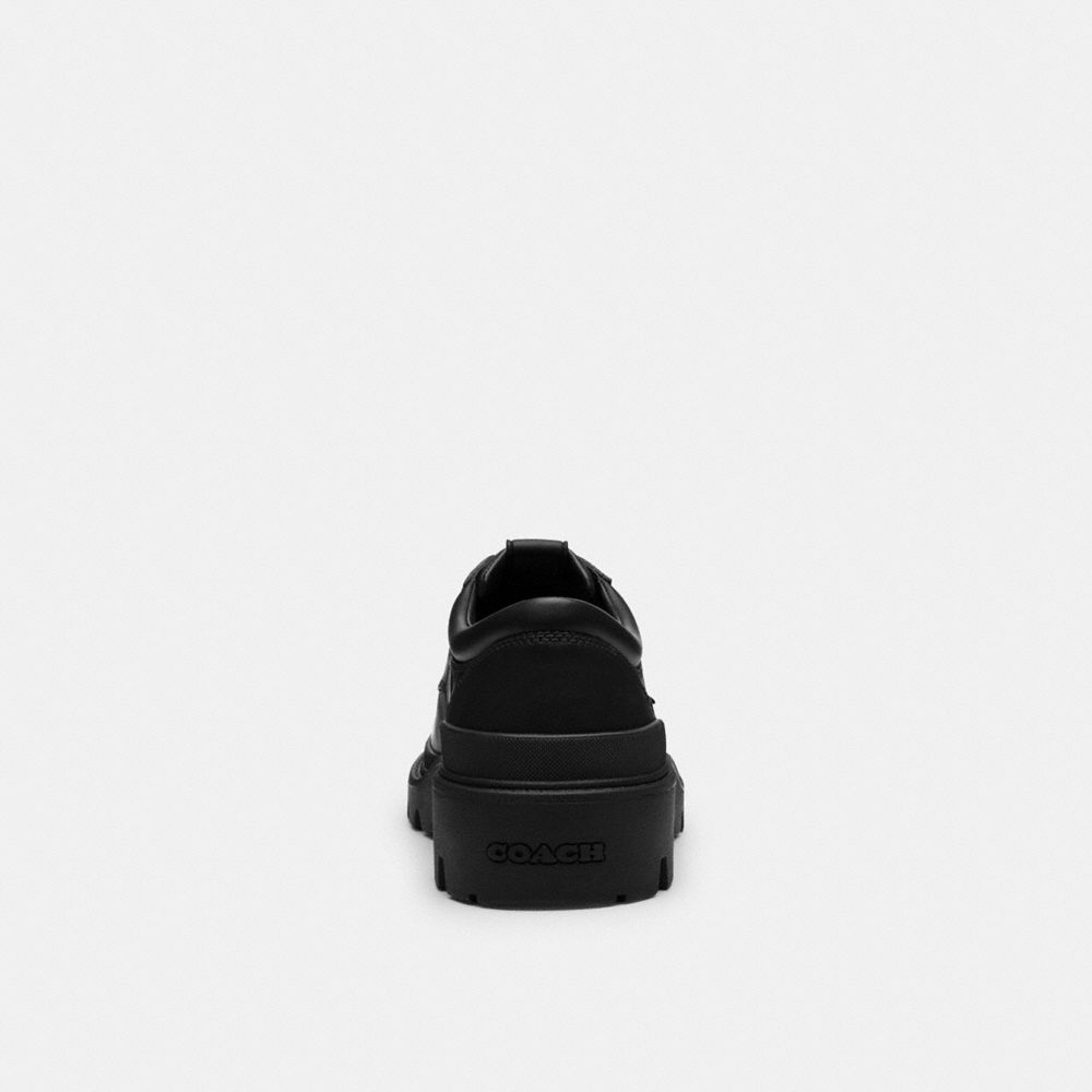 Men's Coach Cameron Derby In Signature Leather Black