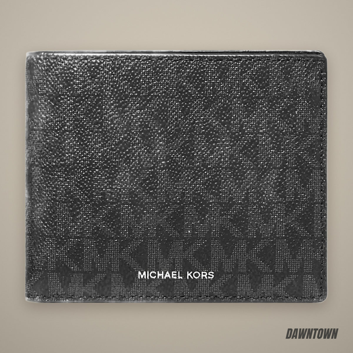 Michael Kors Cooper Logo Billfold Wallet With Coin Pouch Black